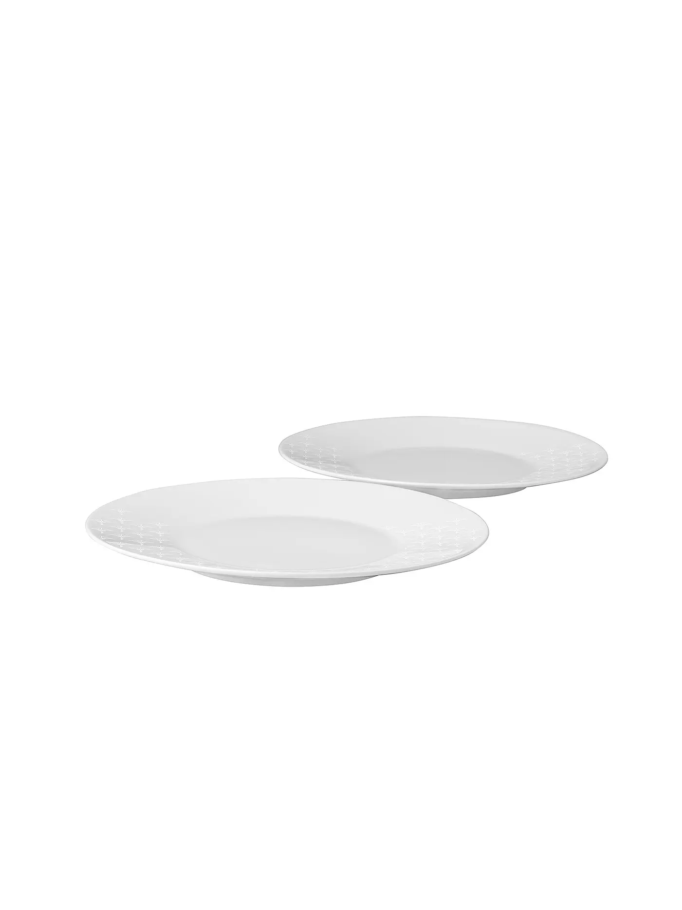 JOOP | Brotteller 2er Set 19cm Faded Cornflower Weiss | 